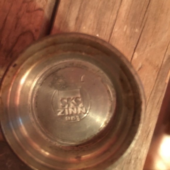 SKS Zinn German pewter shot glasses - Picture 3 of 8